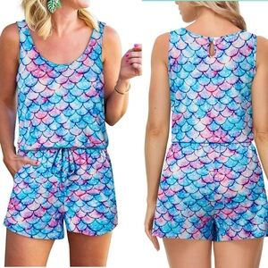 Women’s Mermaid Romper size Medium new